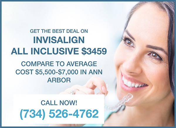 All inclusive offer for Invisalign in Ann Arbor for $3459