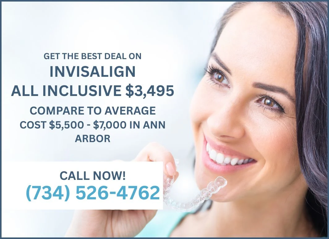 All inclusive offer for Invisalign in Ann Arbor for $3459